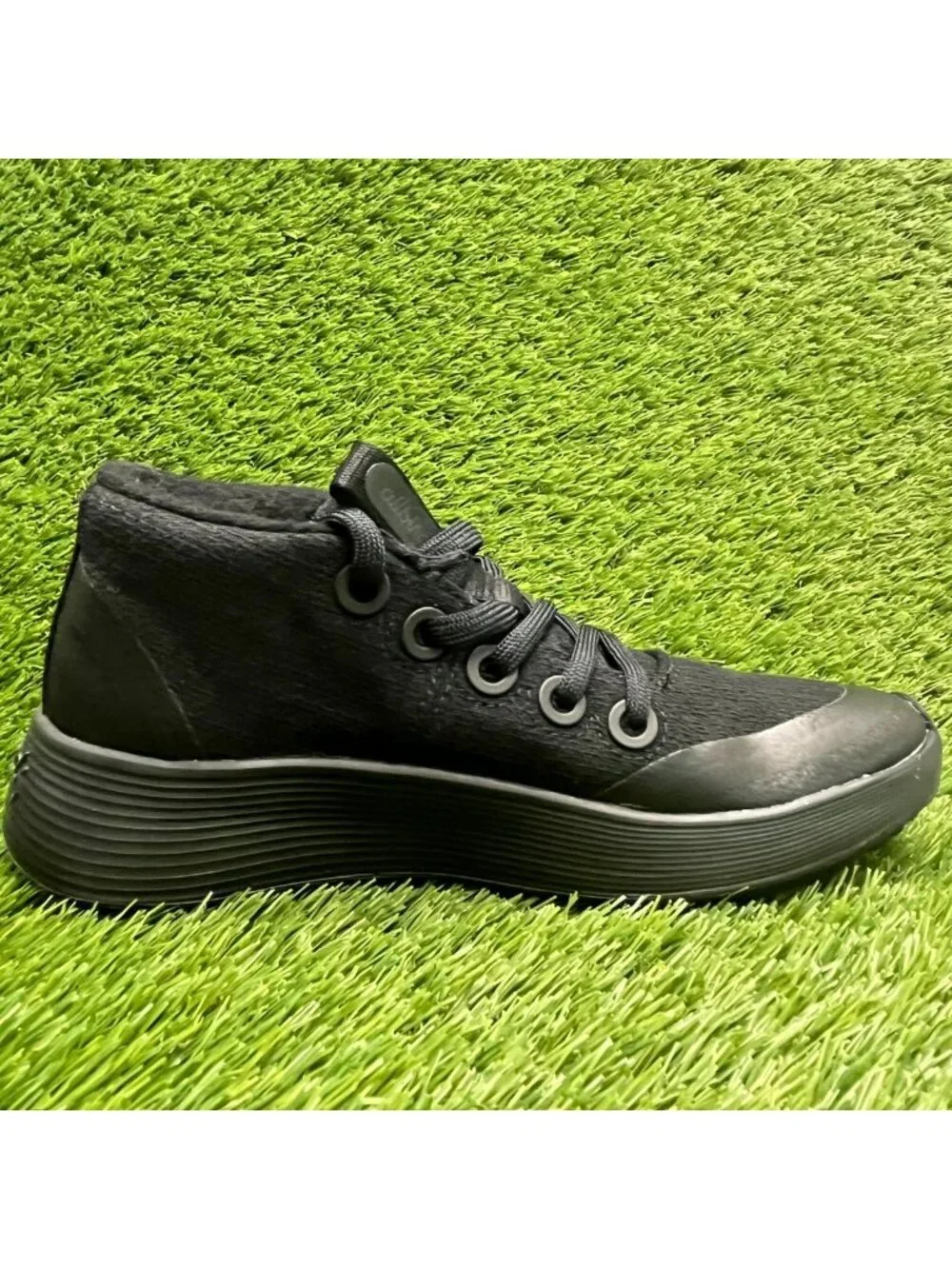 Allbirds Wool Runner-Up Protect Womens Size 5.5 Black Athletic Shoes Sneakers